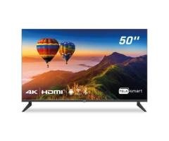 Smart TV LED HQ 50" 4K UHD - Android 11, Design Slim e Tela Sem Bordas