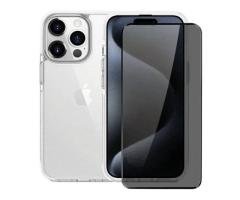 Kit Capa Anti-Slip e Película Defender Pro Privacidade para iPhone 15 Pro - Gshield